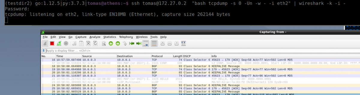tcpdump wireshark ssh tcpdump wireshark ssh